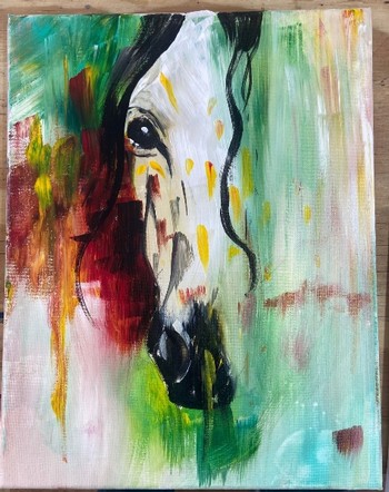 Artistic Horse Painting