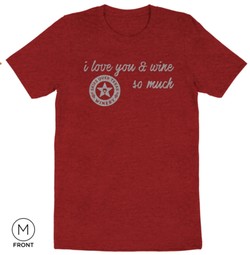 ILoveYou Canvas Red